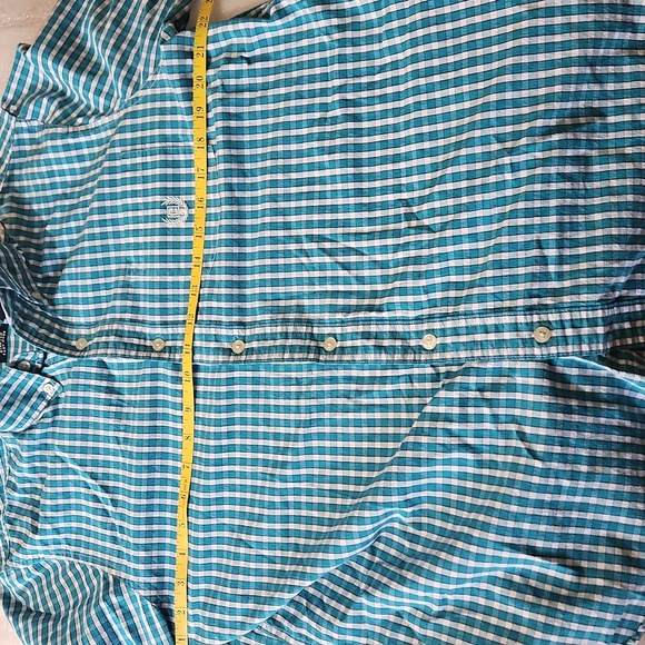 Chaps Blue Checkered Men's Shirt Size Large - Picture 12 of 13